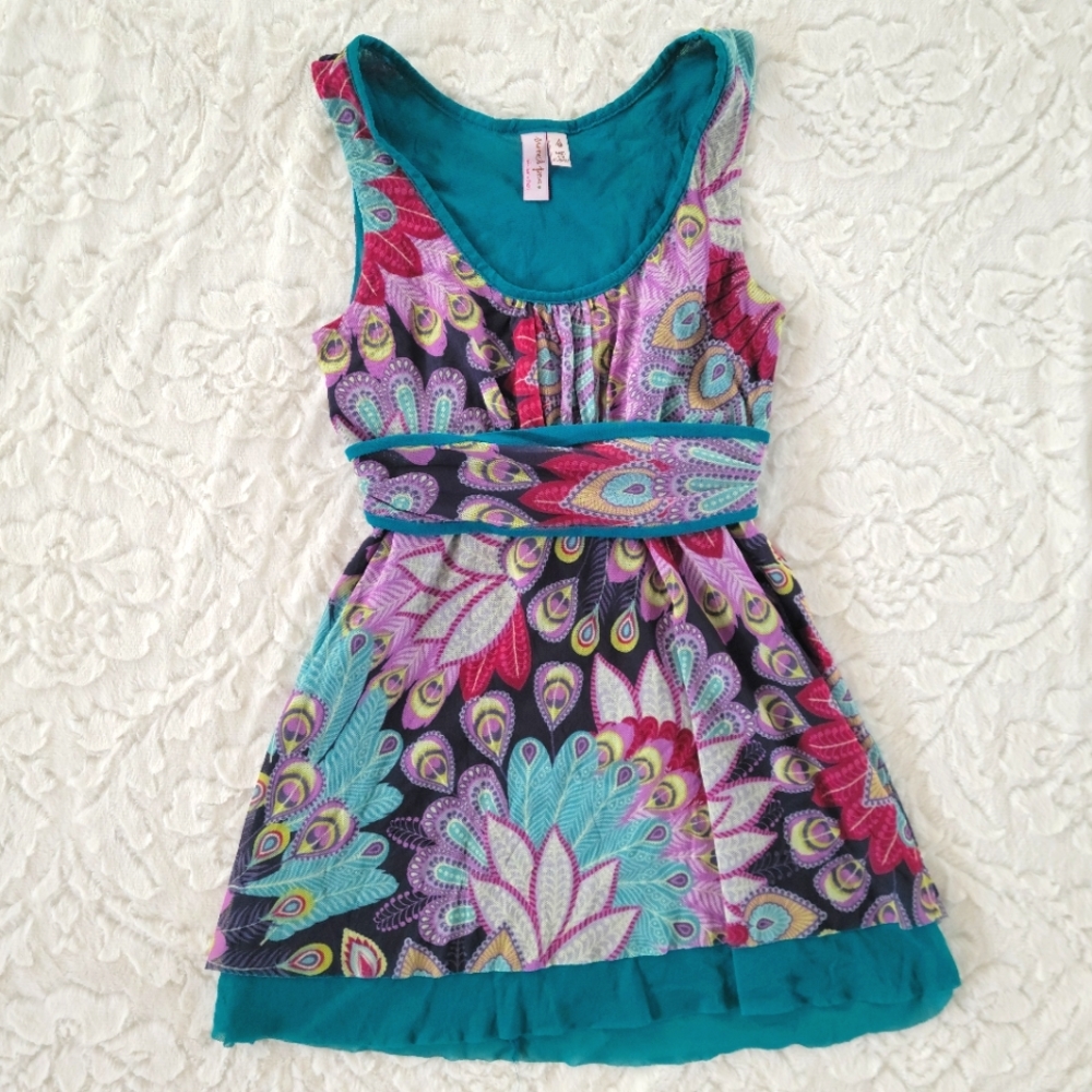 Paisley patterned boutique Tank